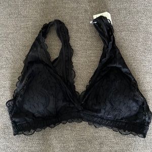 Aerie Bralette, black, size medium